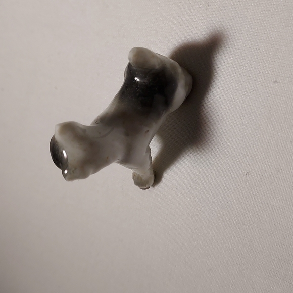 Vintage Scottie Dog Japan Ceramic Figurine Mini - Picture 2 of 6